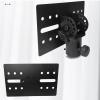 caralei Speaker Tray Bracket Studio Monitor Stand Bookshelf Speaker Stand Projector Stand Desk Speaker Holder for Speaker Mount Metal view 3