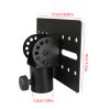 caralei Speaker Tray Bracket Studio Monitor Stand Bookshelf Speaker Stand Projector Stand Desk Speaker Holder for Speaker Mount Metal view 4