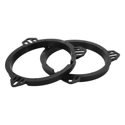 VekAuto 2 Pcs Speaker Spacer Ring Tweeter Speaker Spacer Adapter for TOYOTA COROLLA 1998-2013 Waterproof for 6.5'' ABS Black