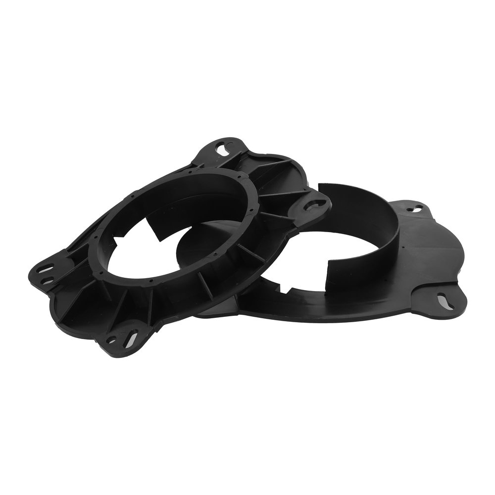 VekAuto 2 Pcs Speaker Spacer Ring Tweeter Speaker Spacer Adapter for Toyota Camry 2002-2017 Waterproof for 6.5'' ABS Black Front