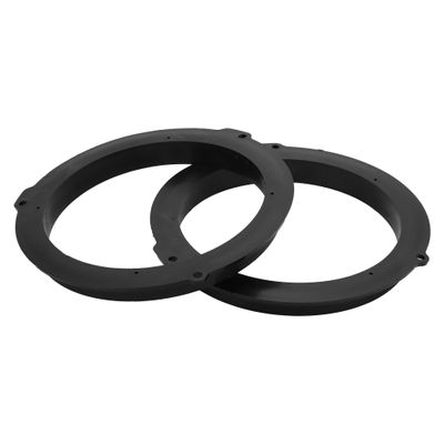VekAuto 2 Pcs Speaker Spacer Ring Tweeter Speaker Spacer Adapter for Ford Escape 2012-2022 Waterproof for 6.5'' ABS Black Front Rear