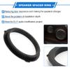 VekAuto 2 Pcs Speaker Spacer Ring Tweeter Speaker Spacer Adapter for Ford Escape 2012-2022 Waterproof for 6.5'' ABS Black Front Rear view 3