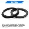 VekAuto 2 Pcs Speaker Spacer Ring Tweeter Speaker Spacer Adapter for Ford Escape 2012-2022 Waterproof for 6.5'' ABS Black Front Rear view 4
