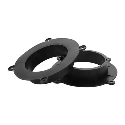 VekAuto 2 Pcs Speaker Spacer Ring Tweeter Speaker Spacer Adapter for Mazda CX-9 2016-2023 Waterproof for 6.5'' ABS Black Front