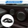 VekAuto 2 Pcs Speaker Spacer Ring Tweeter Speaker Spacer Adapter for Mazda CX-9 2016-2023 Waterproof for 6.5'' ABS Black Front view 2
