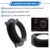 VekAuto 2 Pcs Speaker Spacer Ring Tweeter Speaker Spacer Adapter for Mazda CX-9 2016-2023 Waterproof for 6.5'' ABS Black Front view 3