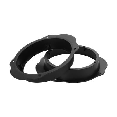 VekAuto 2 Pcs Speaker Spacer Ring Tweeter Speaker Spacer Adapter for Ford C-Max 2003-2010 Waterproof for 6.5'' ABS Black Front