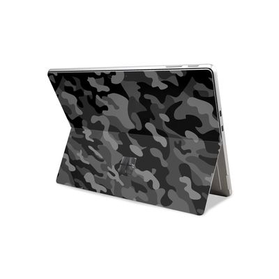 Tablet Skin Compatible with Microsoft Surface Pro 11 (2024-2025) - Black Camo - Premium 3M Vinyl Protective Wrap Decal Cover - Easy to Apply | Crafted in The USA by MightySkins