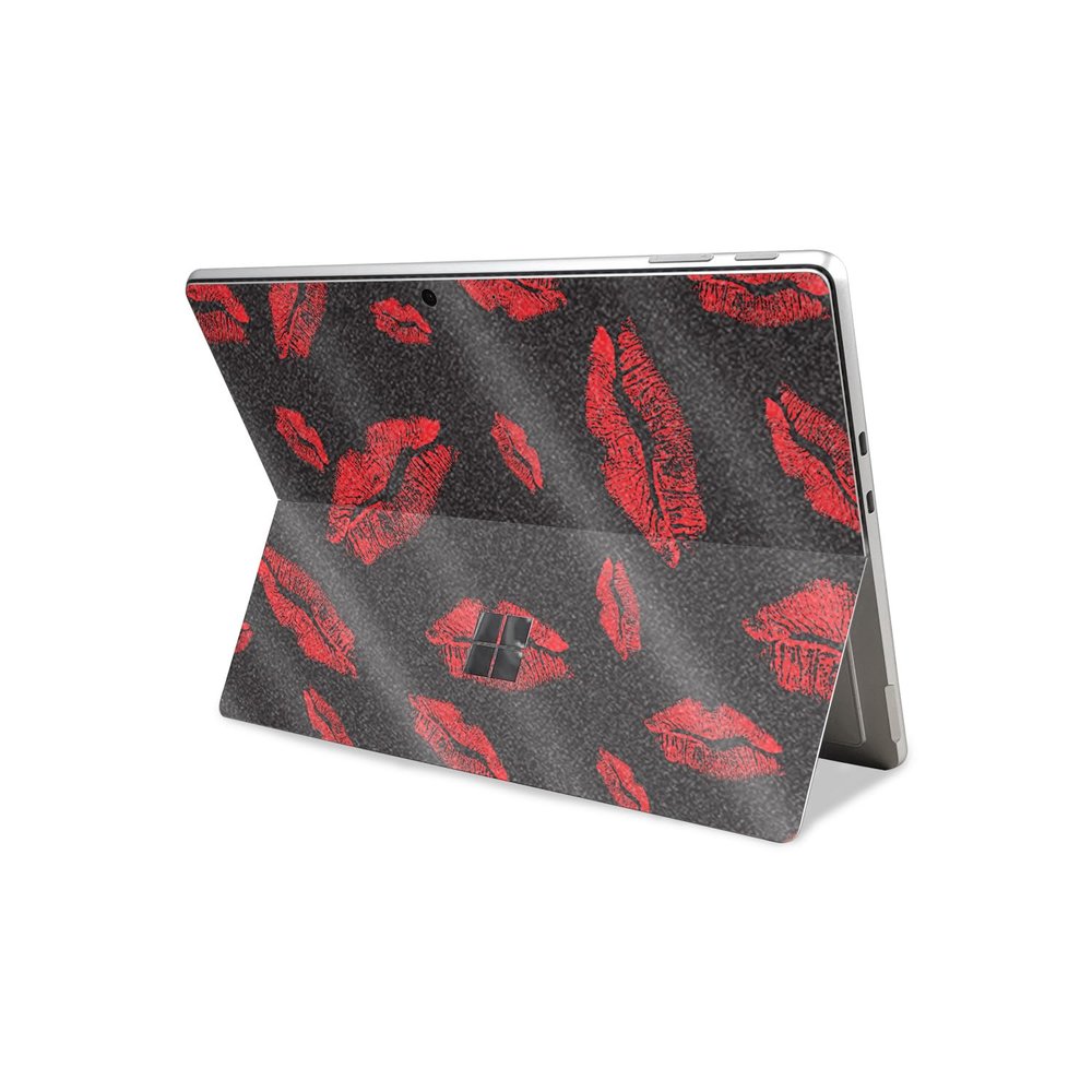 Glossy Glitter Tablet Skin Compatible with Microsoft Surface Pro 11 (2024-2025) - Kiss Me - Premium 3M Vinyl Protective Wrap Decal Cover - Easy to Apply | Crafted in The USA by MightySkins
