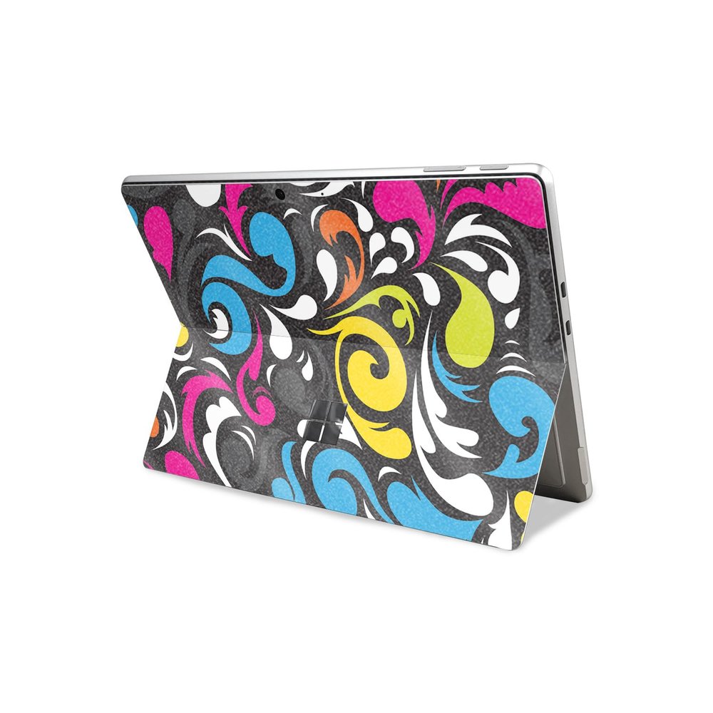Glossy Glitter Tablet Skin Compatible with Microsoft Surface Pro 11 (2024-2025) - Swirly - Premium 3M Vinyl Protective Wrap Decal Cover - Easy to Apply | Crafted in The USA by MightySkins