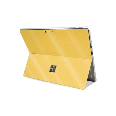Glossy Glitter Tablet Skin Compatible with Microsoft Surface Pro 11 (2024-2025) - Solid Marigold - Premium 3M Vinyl Protective Wrap Decal Cover - Easy to Apply | Crafted in The USA by MightySkins