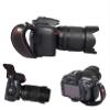 BIZOEdigital Reflex Camera Hand Strap Wrist Strap Cowhide Ajustable Quick Release Neoprene for Camera Sony Canon Nikon Fujifilm DSLRs Mirrorless Camera, W9, Black view 3