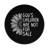 Rqwaaed God's Children are Not for Sale 2 PCS Charming Round Mouse Pad Cute Design Non-Slip Waterproof 8x8 in view 1