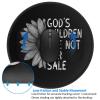 Rqwaaed God's Children are Not for Sale 2 PCS Charming Round Mouse Pad Cute Design Non-Slip Waterproof 8x8 in view 4