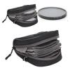 Sanpyl Filter Box, Practical Camera Filter Bag, Portable, 8 Slots, Impact with Shoulder Strap for Photography view 3