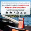 72 HRS (Upgraded) 72HRS CRUSADER MINI NOAA/AM/FM Emergency Weather Radio, Powered by 2AA Battery(Not Included), Premium Designer Radio with Finest Tuning Knob and Speaker (Red) view 2