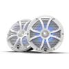 Wet Sounds REVO 8 SW-W V3 | REVO Series 8-inch High-Output Component Style Coaxial Speakers w/SW-White RGB Grilles view 1