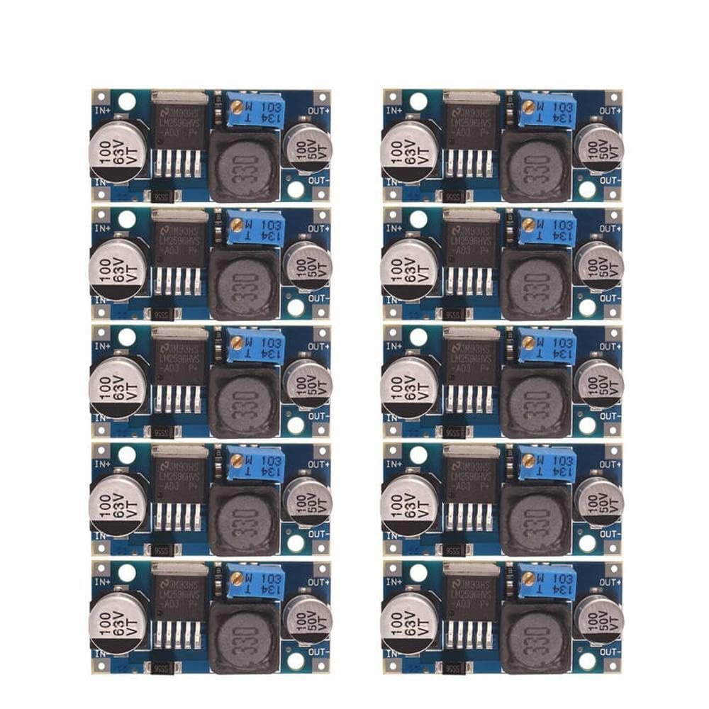 10PCS LM2596HVS LM2596HV 4.5-60V DC Voltage Switching Regulator Power Converter Car Charger Vehicle DIY Step-down Power Module