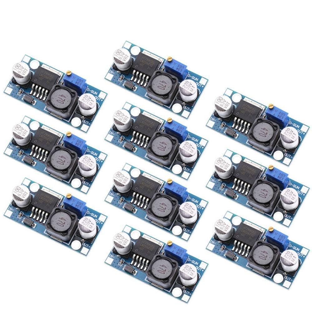 10 PCS LM2596HVS 4.5-48V LM2596HV DC Voltage Regulator Power Converter Car Charger Vehicle DIY Step-down Module
