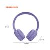 JBL JBLT520BTPURAM-Z Tune 520BT Wireless on-ear Headphones, Purple - (Renewed) view 3