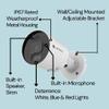 Camius 4K Outdoor Security Camera, Wired PoE IP, 2 Way Audio, Lights, Siren, Smart Motion, Vehicle, Pedestrian Detection - Desktop, Browser, Mobile View (only Camera) view 2