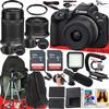 Canon EOS R50 Mirrorless Camera with RF-S 18-45mm f/4.5-6.3 IS STM and RF-S 55-210mm f/5-7.1 IS STM Lens + 128 GB Memory + Video LED Light + Mic + More (32pc Bundle) (Renewed) view 1