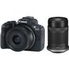 Canon EOS R50 Mirrorless Camera with RF-S 18-45mm f/4.5-6.3 IS STM and RF-S 55-210mm f/5-7.1 IS STM Lens + 128 GB Memory + Video LED Light + Mic + More (32pc Bundle) (Renewed) view 2