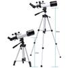 JOMRTS Refractor Telescope,Telescope for Kids Adults Astronomy Beginners 70mm Telescopes,700mm Focal Length 120X Magnification Travel Scope Refractor Telescopes,Blue view 2