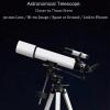 JOMRTS Telescope, 90mm Aperture 600mm Focal Length High Definition Astronomical Refracting Telescope with Adjustable Tripod, Telescope for Kids Beginners Adults view 2