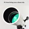 JOMRTS Telescope, 90mm Aperture 600mm Focal Length High Definition Astronomical Refracting Telescope with Adjustable Tripod, Telescope for Kids Beginners Adults view 3