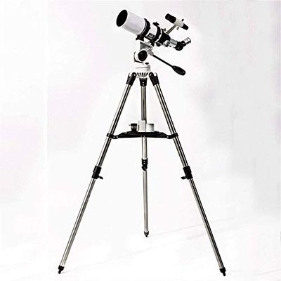 JOMRTS Telescope 80Mm Aperture 400Mm Telescope - Refractor Telescope - Fully Coated Glass Optics - Adjustable Height Tripod