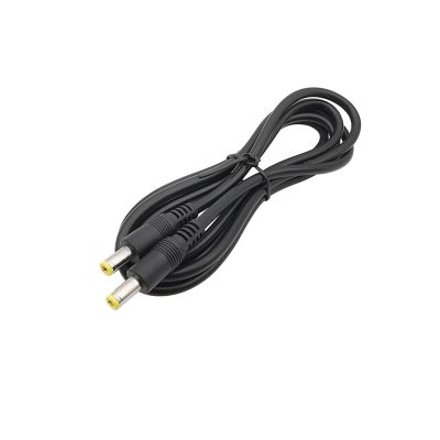 12V 5.5x2.5mm Male to Male Plugs Power Connector 5.5mm x 2.5mm DC pl;/UG Extension Cable Wire Fit Compatible .L-ED Strip CC/TV Camera 30-300CM(150CM)