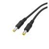 12V 5.5x2.5mm Male to Male Plugs Power Connector 5.5mm x 2.5mm DC pl;/UG Extension Cable Wire Fit Compatible .L-ED Strip CC/TV Camera 30-300CM(150CM) view 2