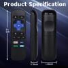 2 Pack Replacement Remote Control for Roku Box,for Roku Express Remote Replacement,for Roku Player Remote,for Roku Premiere,1/2/3/4,HD,LT,XS,XD,(NOT for Stick/TV) view 2