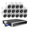 ANNKE H800 32CH PoE Home Security Camera System, 16 x Wired 4K Outdoor IP Cameras with Clear Night Vision, H.265+ 12MP NVR Surveillance System 2TB HDD, for 7/24 Recording view 1