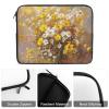 Laptop Case Sleeve 15inch Shockproof Laptop Case Bouquet of Yellow Flowers Laptop Sleeve Carrying Case view 3