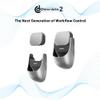 Cheerdots2 Bluetooth Detachable Air Mouse Touchpad Mouse with Voice Recording, Presentation Clicker Wireless Presenter Presentation Remote with Laser Pointer for Mac, Windows (Recording, Silver) view 2
