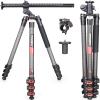 Carbon Fiber Horizontal Tripod INNOREL YT284C with Rotatable Multi-Angle Center Column,29mm Tube Professional Travel Camera Tripod Monopod for Digital DSLR Video Camcorder Overhead Shooting Load 20kg view 1