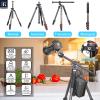 Carbon Fiber Horizontal Tripod INNOREL YT284C with Rotatable Multi-Angle Center Column,29mm Tube Professional Travel Camera Tripod Monopod for Digital DSLR Video Camcorder Overhead Shooting Load 20kg view 2