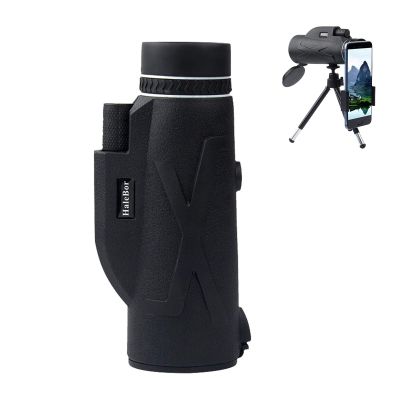 hokojix Monocular Telescope with Phone Holder Tripod Stand Night Cellphone Photograph Monoculars for irdwatching Hiking