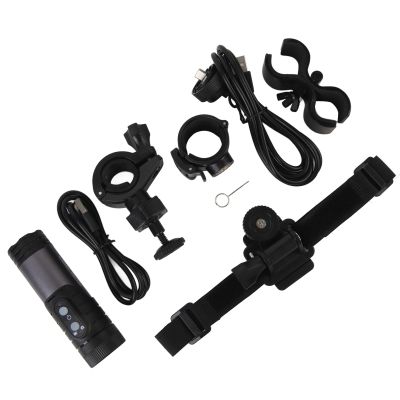 Helmet Camera, H.264 Compression Camera Type C Aluminum Alloy 120 Wide Degree for (Dark Gray)