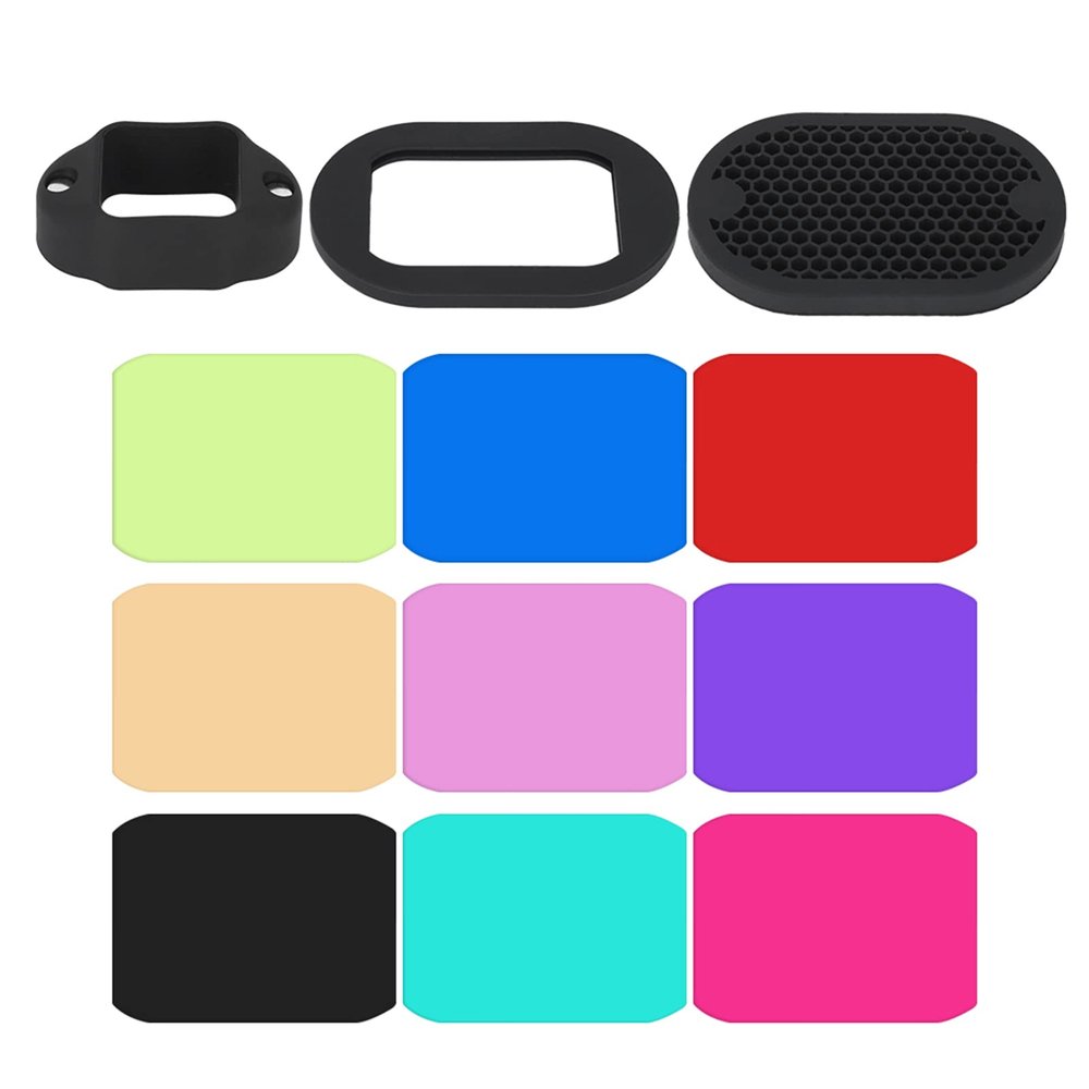 Beehive Grid, Flash Filter, Filter Set, Solid Material for Light Camera, Flash, Flash Light, Night