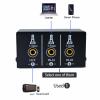1/8" 1 in 2 Out or 2 in 1 Out Audio selector 3.5 mm TRS Stereo Channel 2 Splitter switcher Box Switching No External Power No Noise view 3