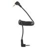 Shutter Release Cable, Vibration Reducing Shutter Remote Control Connection Cable 2.5mm to 3.5mm Plastic for Photography view 2