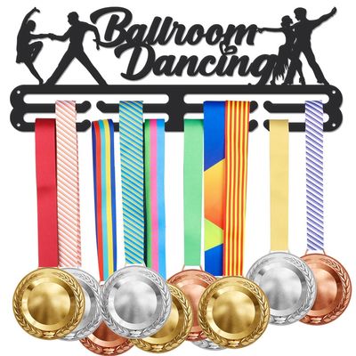 SUPERDANT Medal Hanger Display Ballroom Dancing Sports Medal Award Metal Holder Rack Iron Shelf Wall Mounted Race Organizer for Athletes Kids
