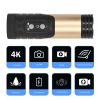 Bike Video Camera, Anti Shake Sport DV Bike Motorcycle Helmet Camera for Riding (Gold) view 4