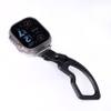 pamovolio Titanium Leather fob strap Keychain Clip Finder Tracker for Apple Watch123456789se s10 for ultra 49mm Backpack pet dog for Swatch for iwatch carabiner Quick Release(41/40/38/42mm(series10)) view 1