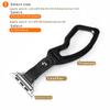 pamovolio Titanium Leather fob strap Keychain Clip Finder Tracker for Apple Watch123456789se s10 for ultra 49mm Backpack pet dog for Swatch for iwatch carabiner Quick Release(41/40/38/42mm(series10)) view 2