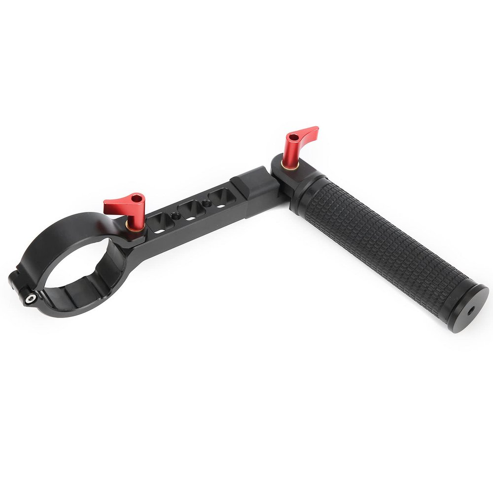 Denash Adjustable Handle Grip, Handle Grip, Alloy for Outdoor Crane Camera Photography (Black)