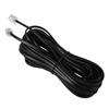 Pteanecay RJ11 6P4C Telephone Cable Cord ADSL Modem 10 Meters, black, 037115A5 view 1